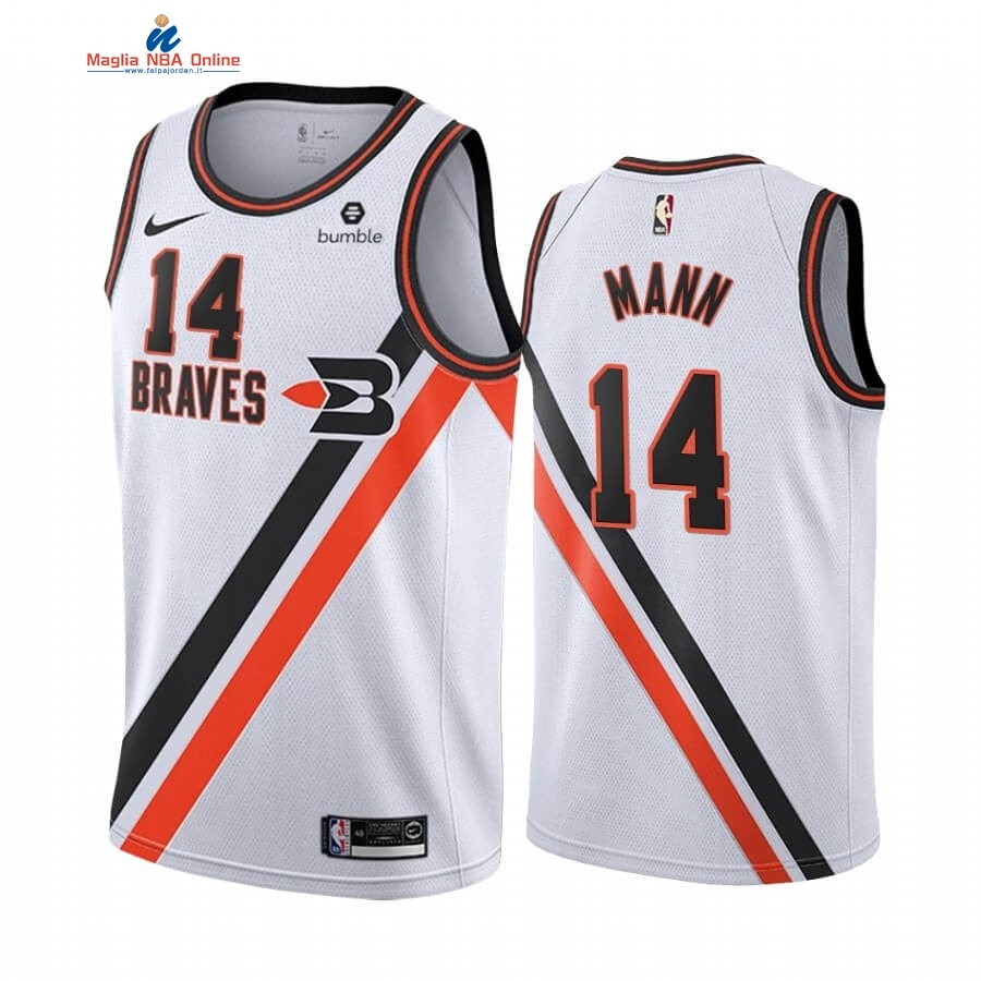 Maglia NBA Earned Edition Los Angeles Clippers #14 Terance Mann Bianco 2019-20 Acquista