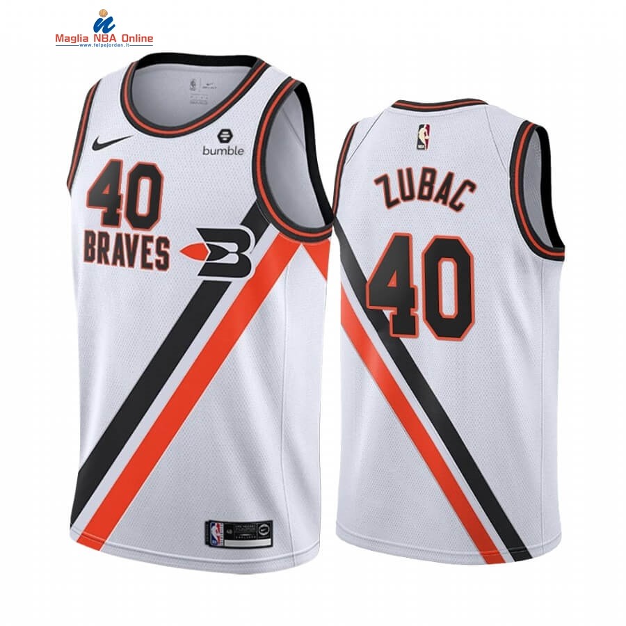 Maglia NBA Earned Edition Los Angeles Clippers #40 Ivica Zubac Bianco 2019-20 Acquista