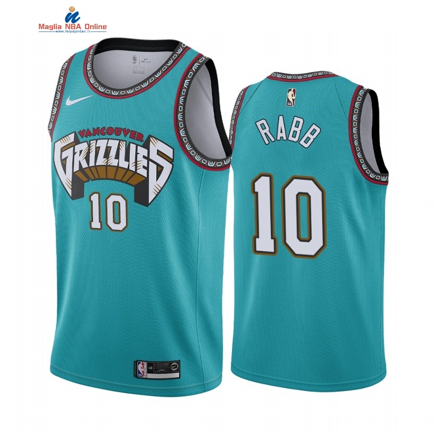 Maglia NBA Memphis Grizzlies #10 Ivan Rabb Verde Hardwood Classics Acquista