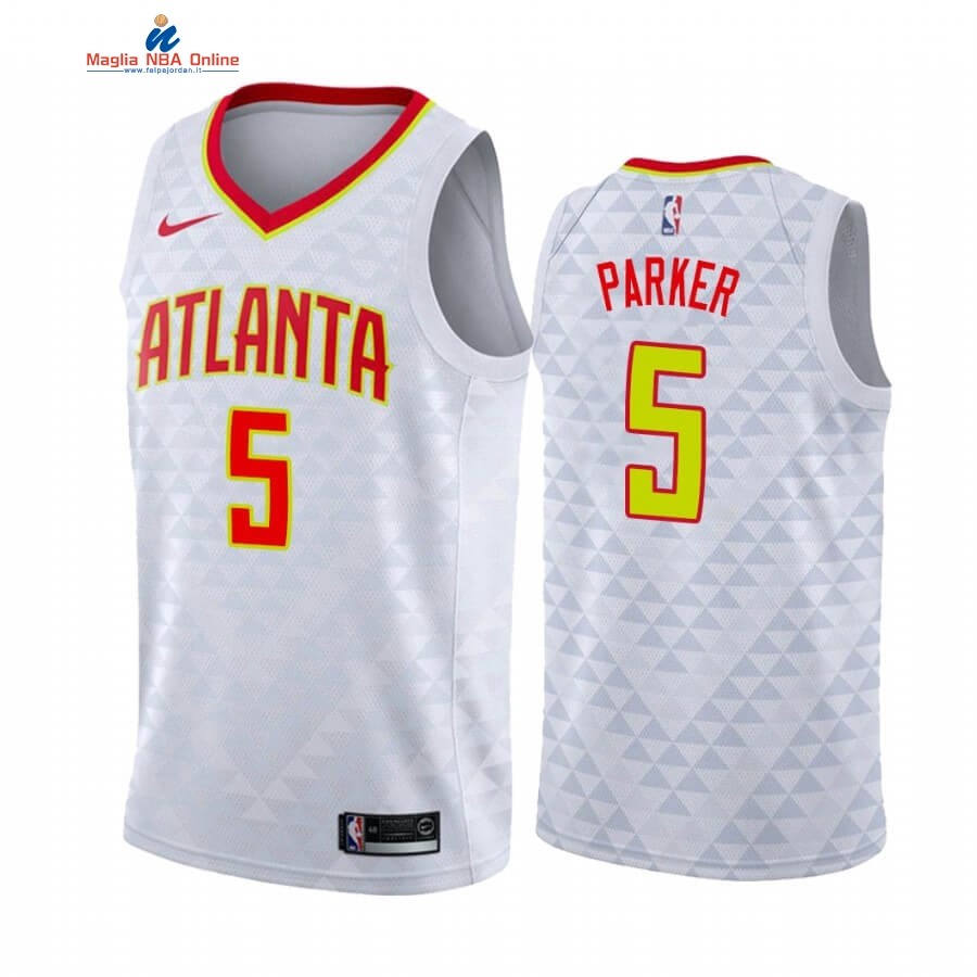 Maglia NBA Nike Atlanta Hawks #5 Jabari Parker Bianco Association 2019-20 Acquista