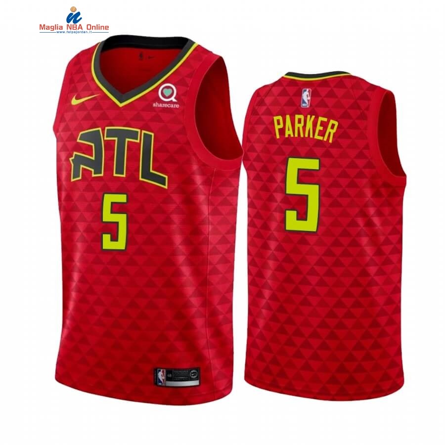Maglia NBA Nike Atlanta Hawks #5 Jabari Parker Rosso Statement 2019-20 Acquista