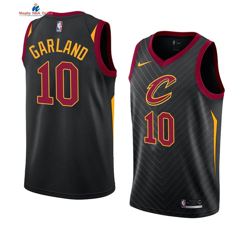 Maglia NBA Nike Cleveland Cavaliers #10 Darius Garland Nero Statement 2019-20 Acquista