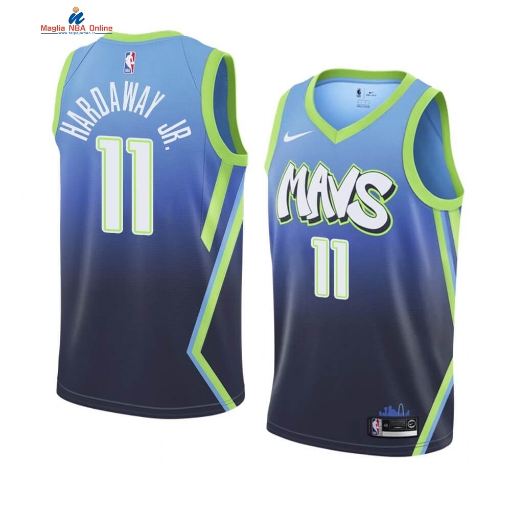 Maglia NBA Nike Dallas Mavericks #11 Tim Hardaway Jr Nike Blu Città 2019-20 Acquista