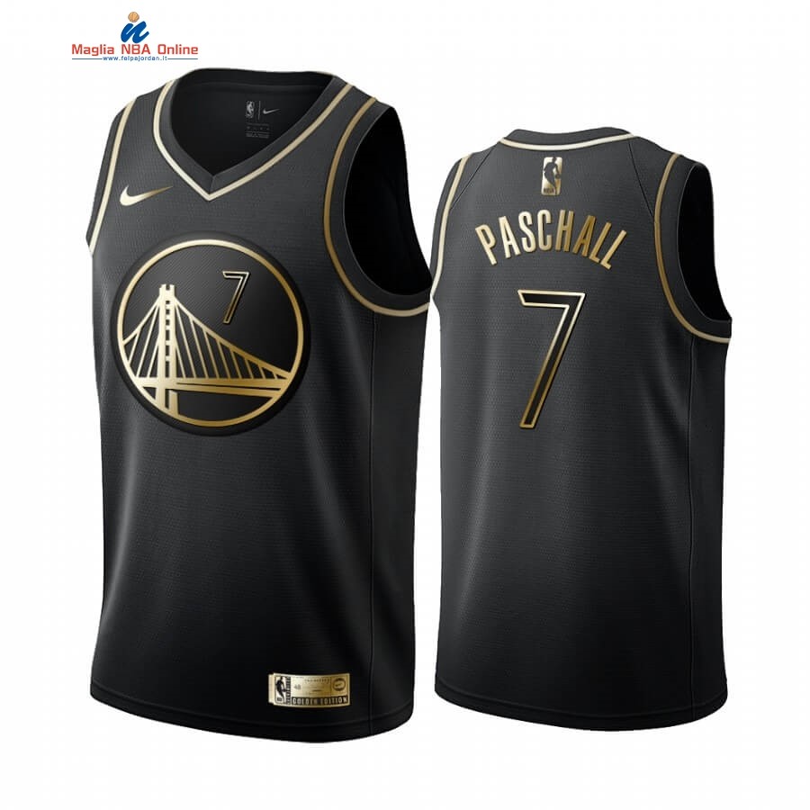 Maglia NBA Nike Golden State Warriors #7 Eric Paschall Oro Edition 2019-20 Acquista