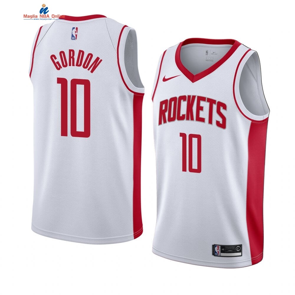 Maglia NBA Nike Houston Rockets #10 Eric Gordon Bianco Association 2019-20 Acquista