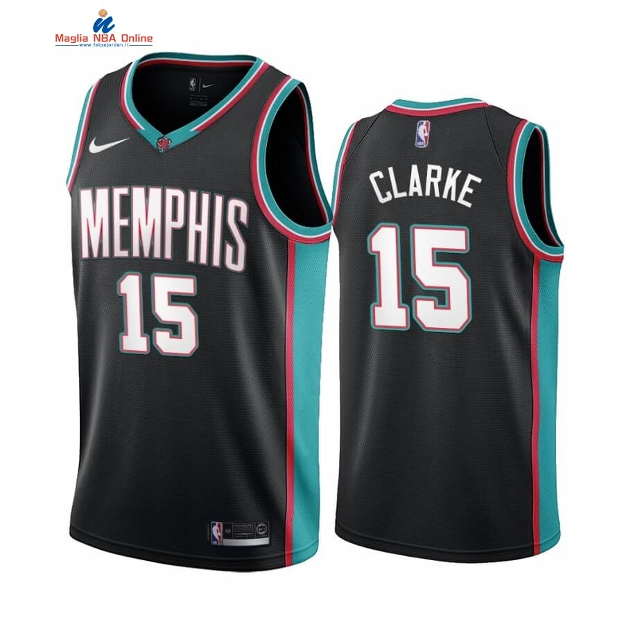 Maglia NBA Nike Menphis Grizzlies #15 Brandon Clarke 20th Season Classics Nero Acquista