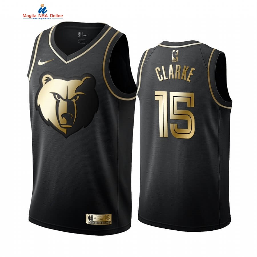 Maglia NBA Nike Menphis Grizzlies #15 Brandon Clarke Oro Edition 2019-20 Acquista