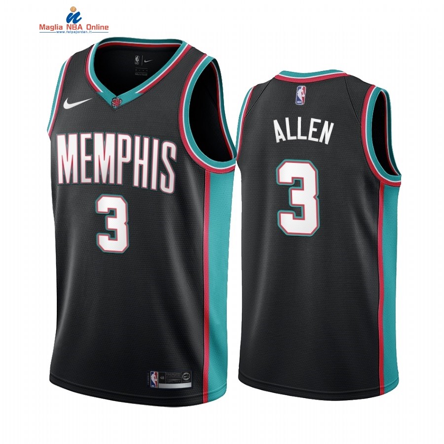 Maglia NBA Nike Menphis Grizzlies #3 Grayson Allen 20th Season Classics Nero Acquista