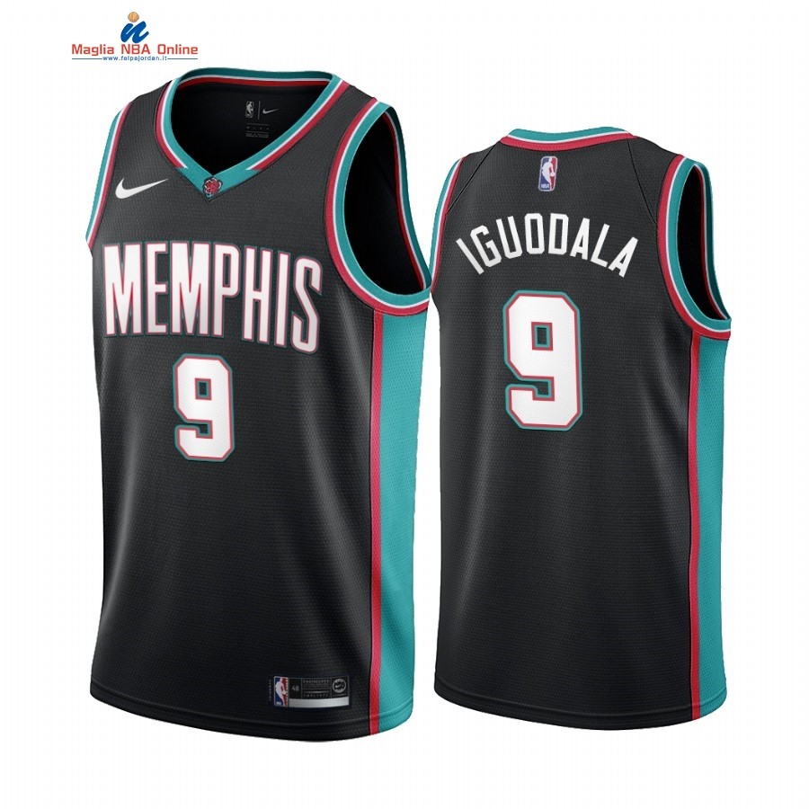 Maglia NBA Nike Menphis Grizzlies #9 Andre Iguodala 20th Season Classics Nero Acquista