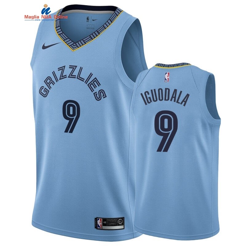 Maglia NBA Nike Menphis Grizzlies #9 Andre Iguodala Blu Statement 2019-20 Acquista