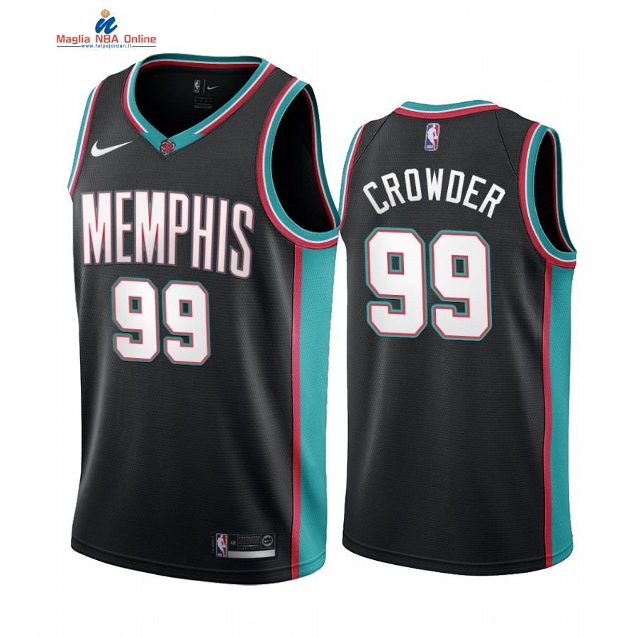 Maglia NBA Nike Menphis Grizzlies #99 Jae Crowder 20th Season Classics Nero Acquista