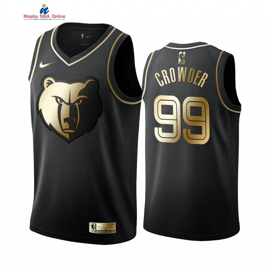 Maglia NBA Nike Menphis Grizzlies #99 Jae Crowder Oro Edition 2019-20 Acquista