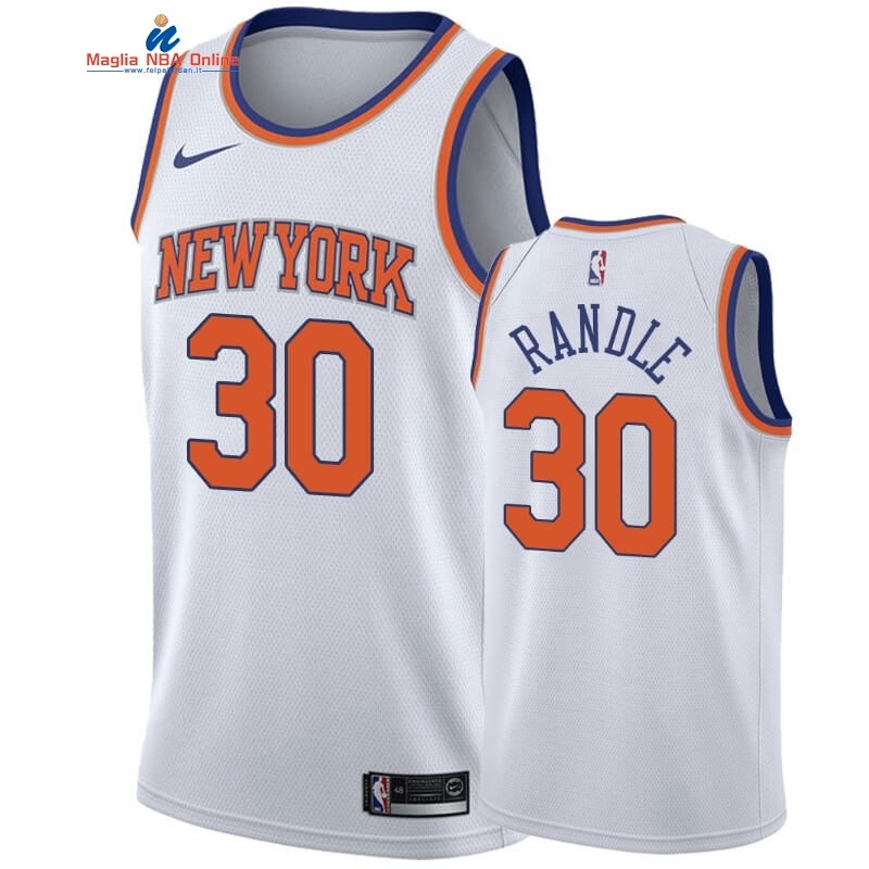 Maglia NBA Nike New York Knicks #30 Julius Randle Bianco Association 2019-20 Acquista