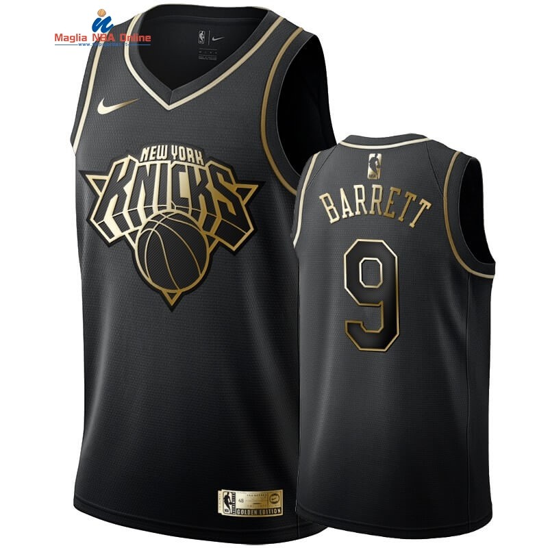 Maglia NBA Nike New York Knicks #9 R.J. Barrett Oro Edition 2019-20 Acquista