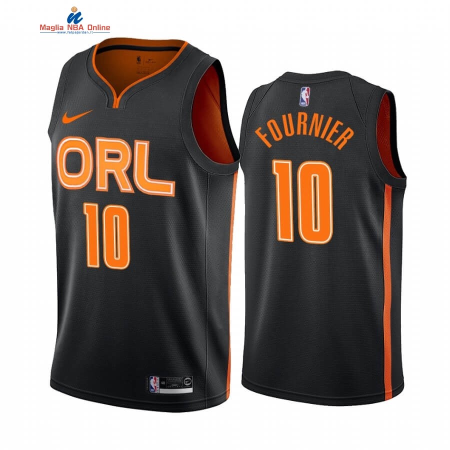 Maglia NBA Nike Orlando Magic #10 Evan Fournier Nike Nero Città 2019-20 Acquista