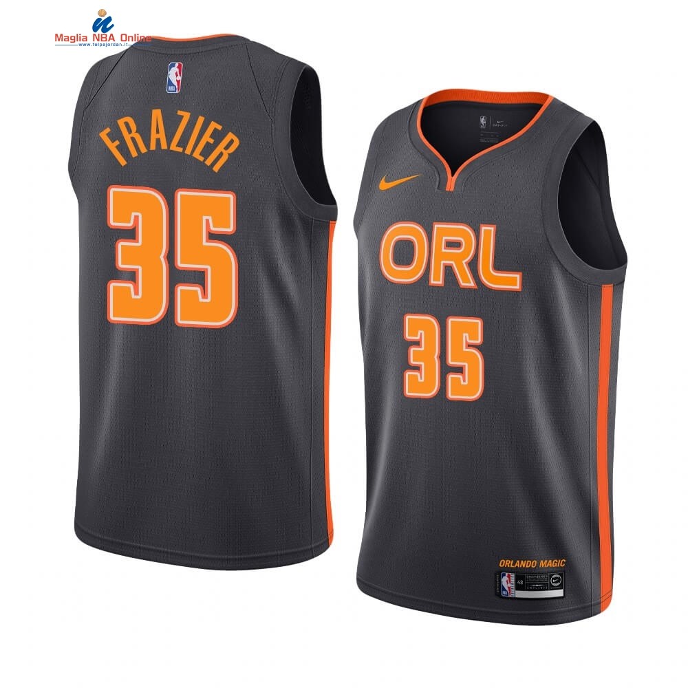 Maglia NBA Nike Orlando Magic #35 Melvin Frazier Nike Nero Città 2019-20 Acquista