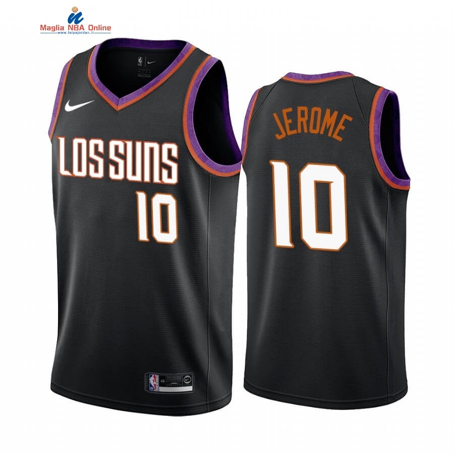 Maglia NBA Nike Phoenix Suns #10 Ty Jerome Nike Nero Città 2019-20 Acquista