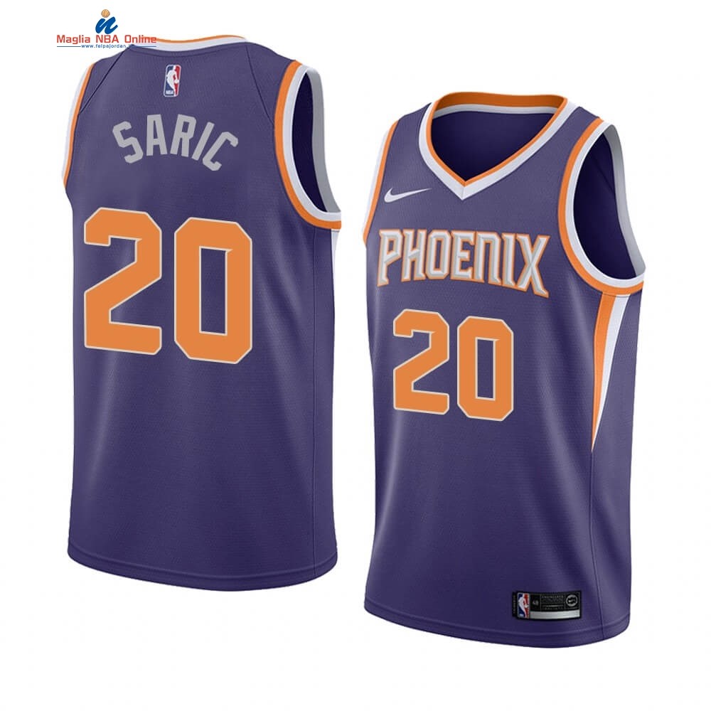 Maglia NBA Nike Phoenix Suns #20 Dario Saric Porpora Icon 2019-20 Acquista