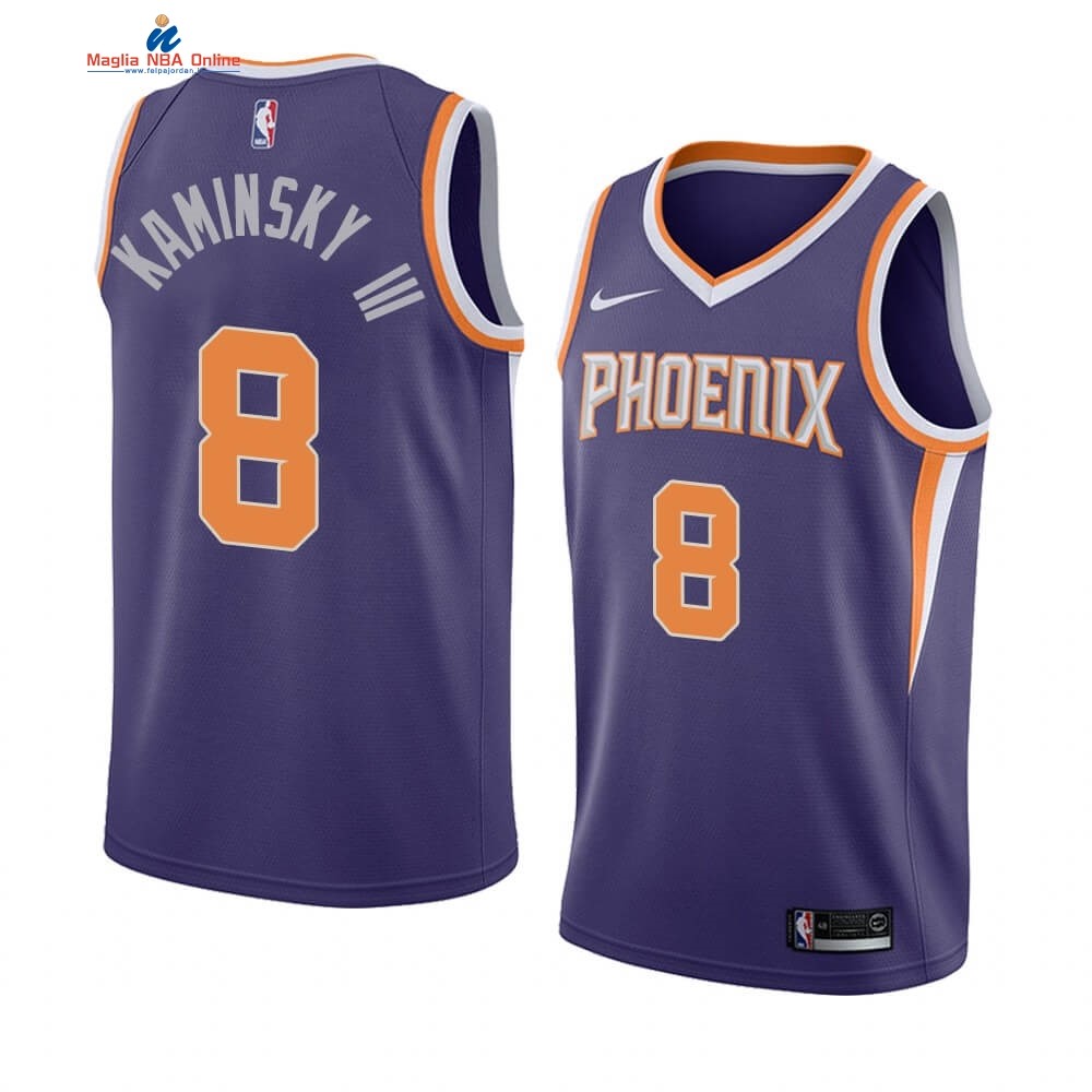 Maglia NBA Nike Phoenix Suns #8 Frank Kaminsky III Porpora Icon 2019-20 Acquista