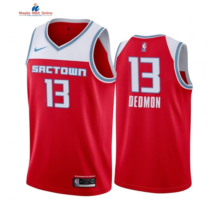 Maglia NBA Nike Sacramento Kings #13 Dewayne Dedmon Nike Rosso Città 2019-20 Acquista
