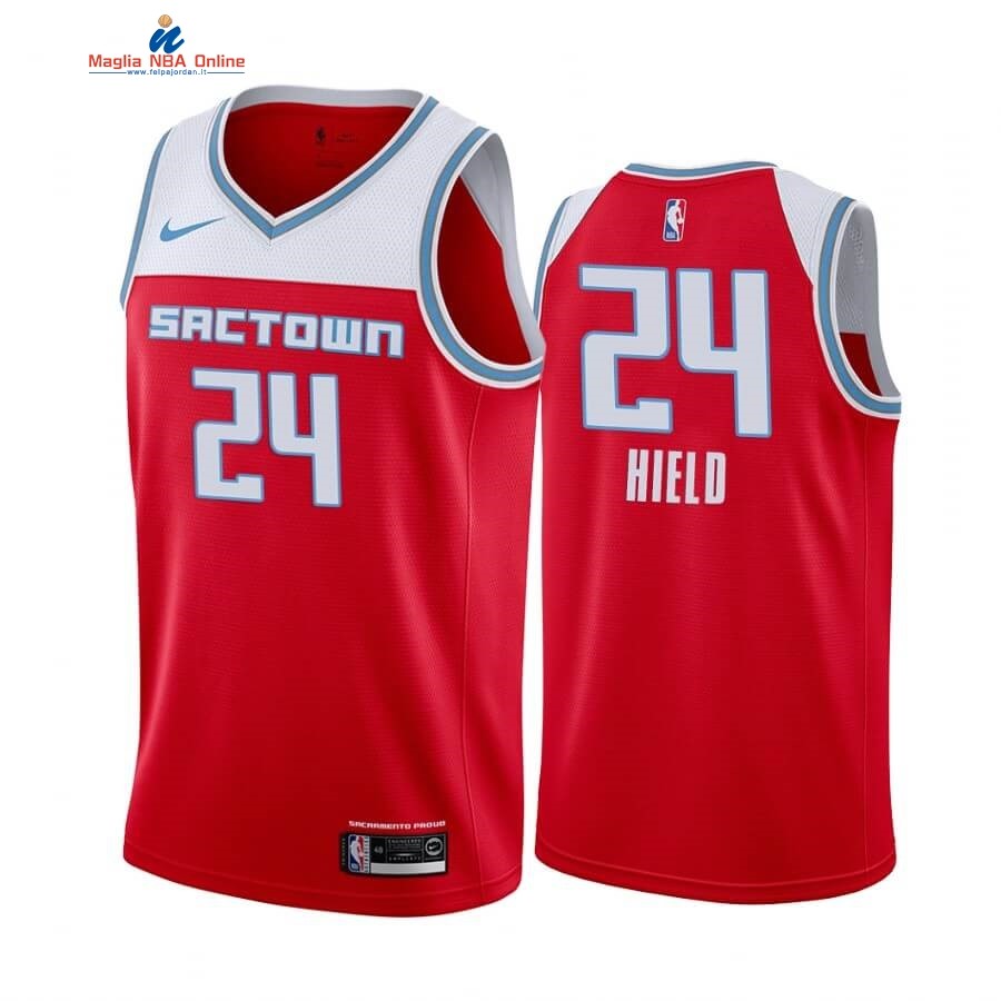 Maglia NBA Nike Sacramento Kings #24 Buddy Hield Nike Rosso Città 2019-20 Acquista