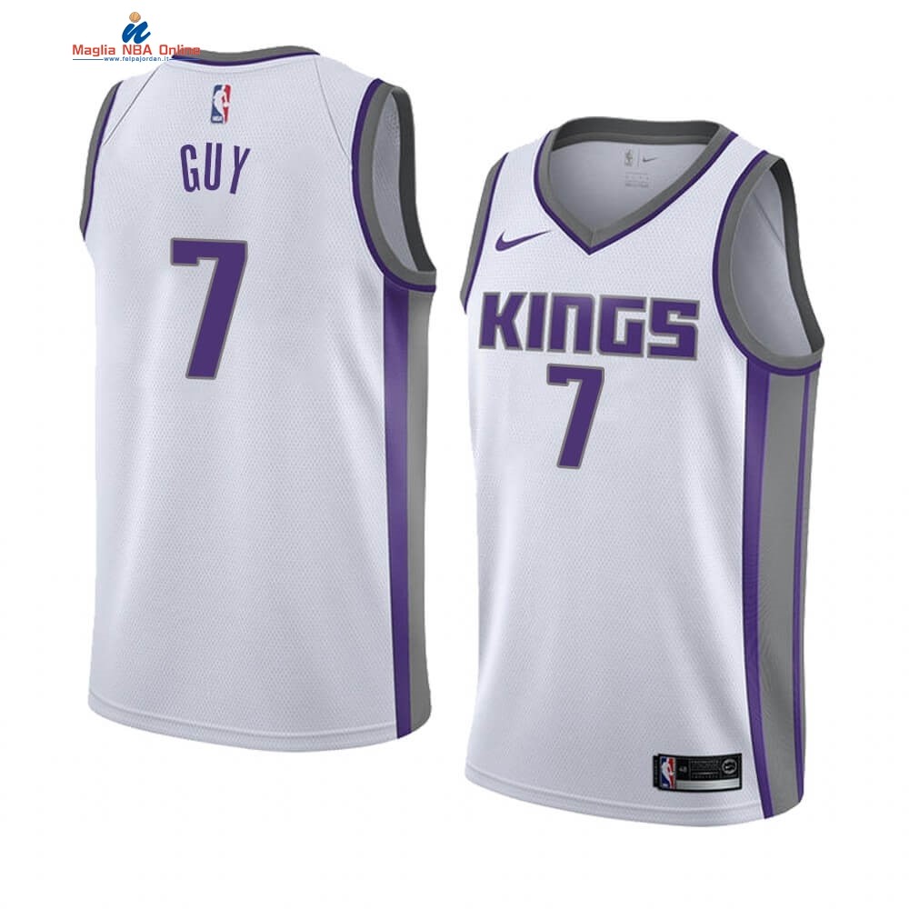 Maglia NBA Nike Sacramento Kings #7 Kyle Guy Bianco Association 2019-20 Acquista