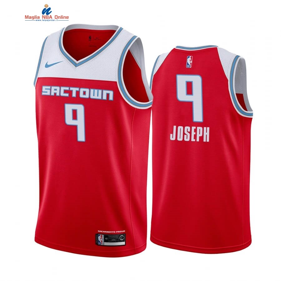 Maglia NBA Nike Sacramento Kings #9 Cory Joseph Nike Rosso Città 2019-20 Acquista