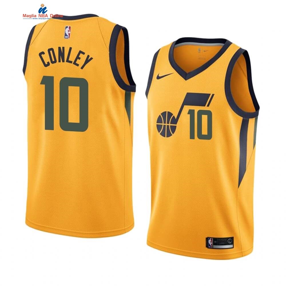 Maglia NBA Nike Utah Jazz #10 Mike Conley Giallo Statement 2019-20 Acquista