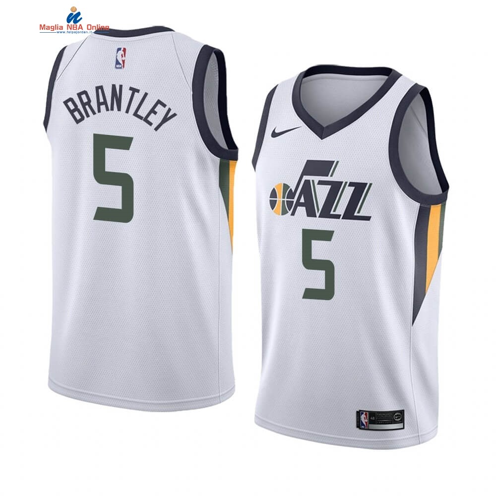 Maglia NBA Nike Utah Jazz #5 Jarrell Brantley Bianco Association 2019-20 Acquista