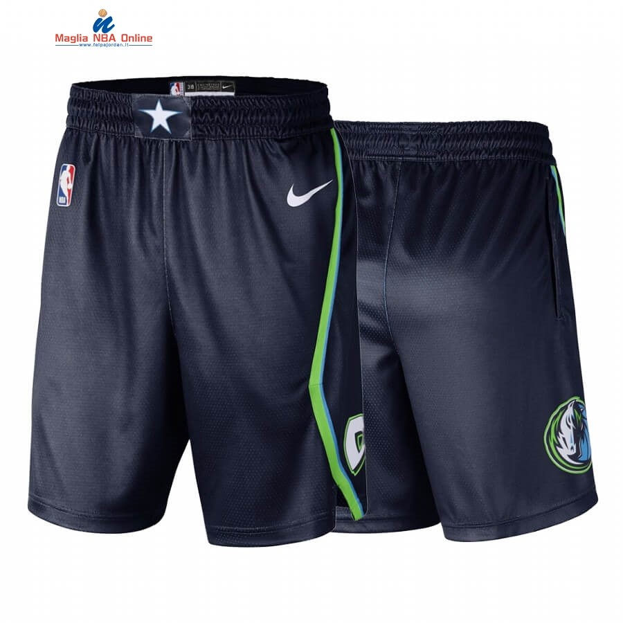 Pantaloni Basket Dallas Mavericks Nike Nero Città 2019-20 Acquista