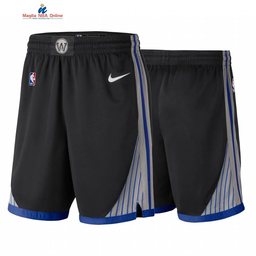 Pantaloni Basket Golden State Warriors Nike Nero Città 2019-20 Acquista