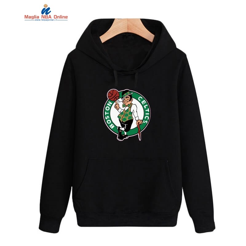 Felpe Con Cappuccio NBA Boston Celtics Nero Acquista