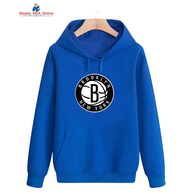 Felpe Con Cappuccio NBA Brooklyn Nets Blu Acquista