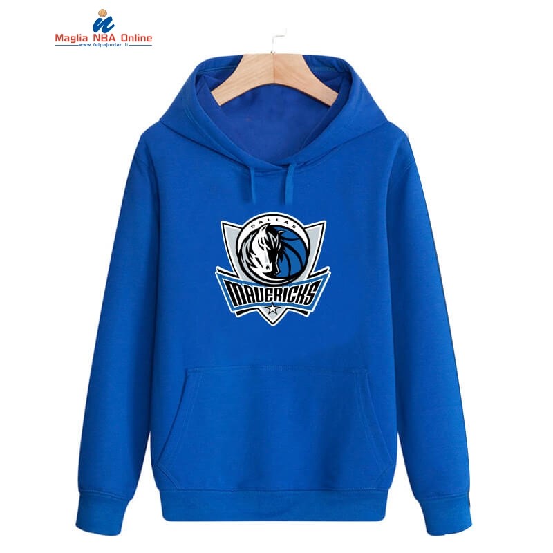 Felpe Con Cappuccio NBA Dallas Mavericks Blu Acquista