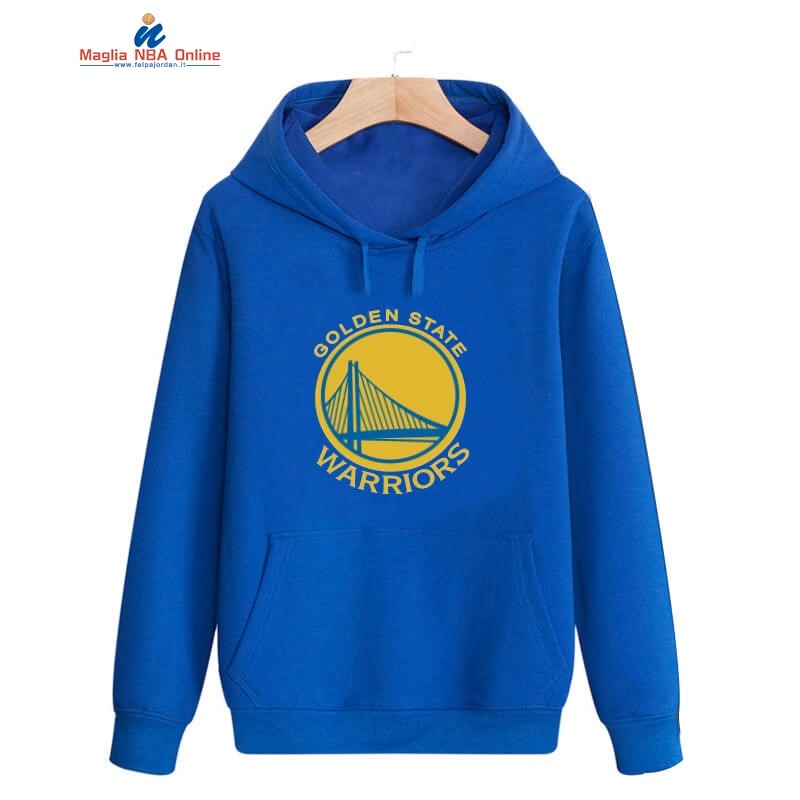 Felpe Con Cappuccio NBA Golden State Warriors Blu Acquista