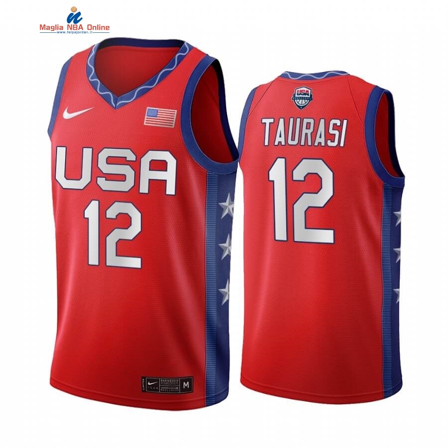 Maglia 2020 Olimpiadi Tokyo USMNT #12 Diana Taurasi Rosso Acquista