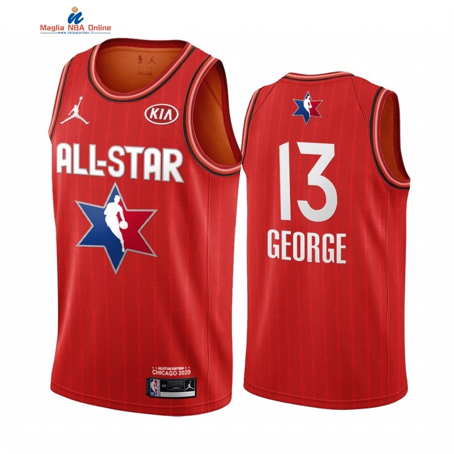 Maglia NBA 2020 All Star #13 Paul George Rosso Acquista