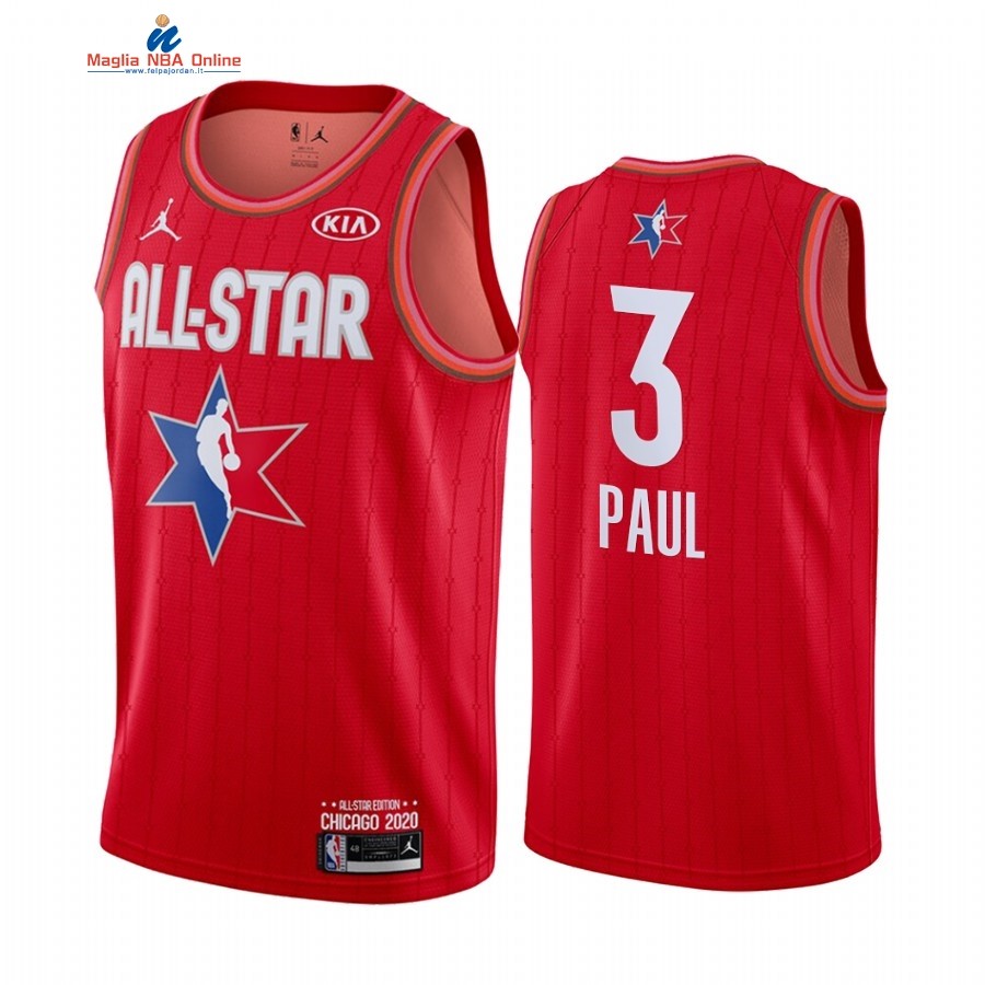 Maglia NBA 2020 All Star #3 Chris Paul Rosso Acquista
