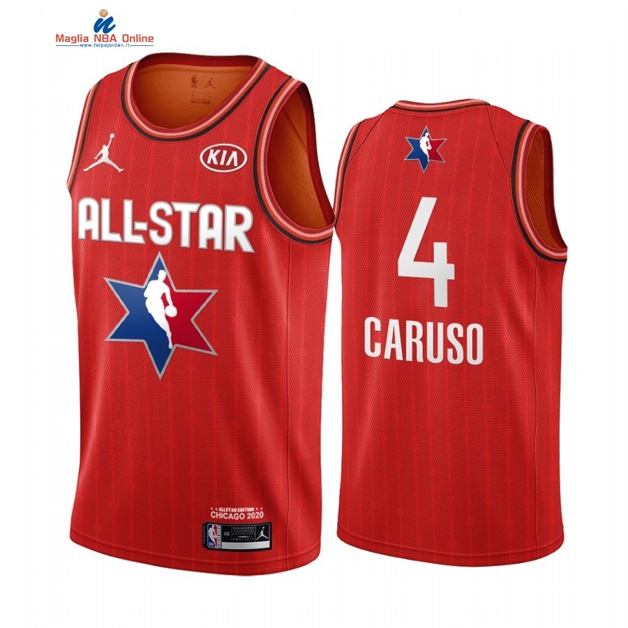 Maglia NBA 2020 All Star #4 Alex Caruso Rosso Acquista
