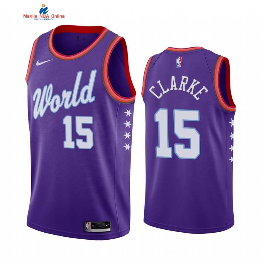 Maglia NBA 2020 Rising Star #15 Brandon Clarke Porpora Acquista