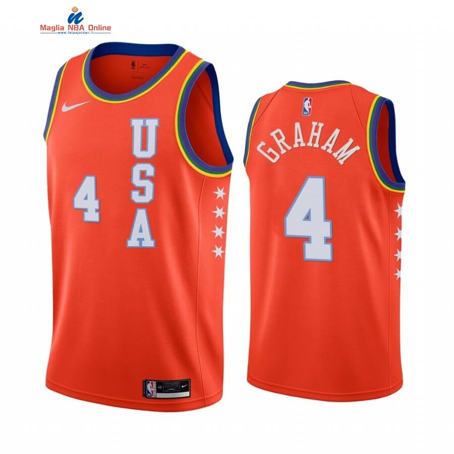 Maglia NBA 2020 Rising Star #4 Devonte Graham Arancia Acquista