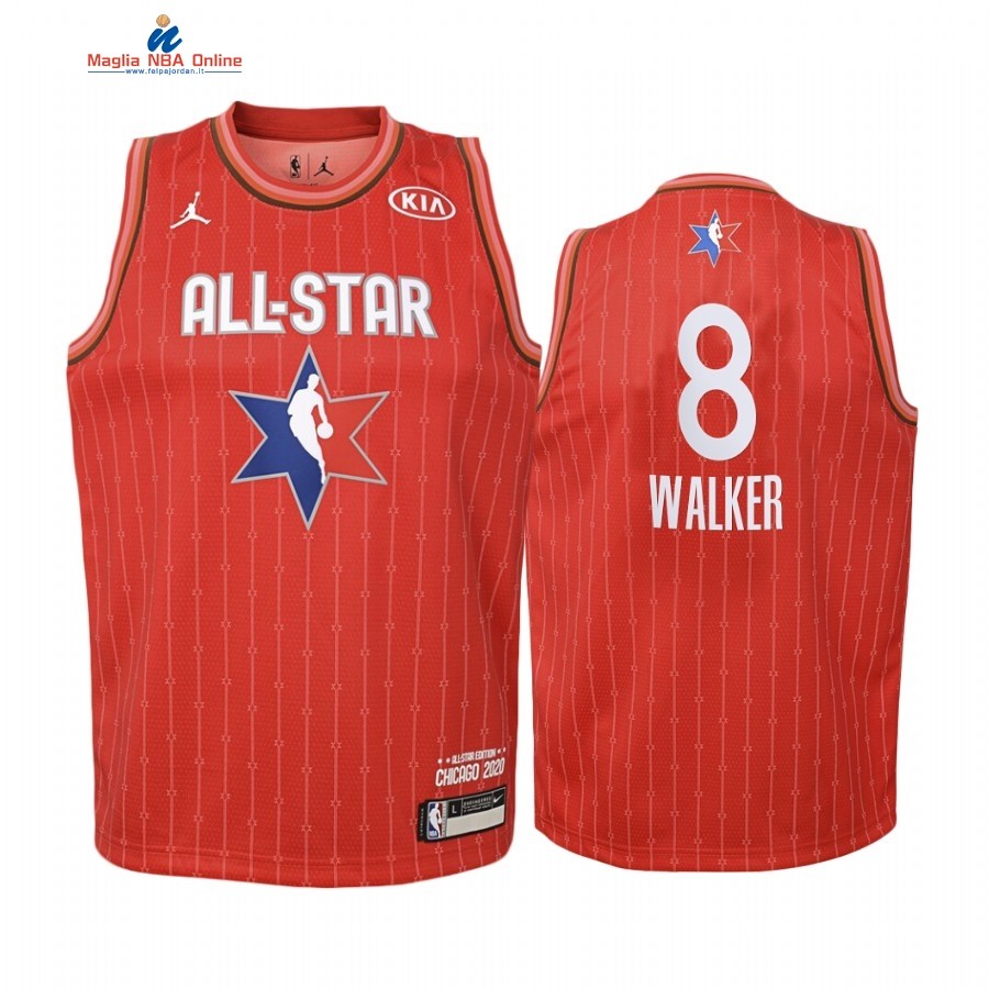 Maglia NBA Bambino 2020 All Star #8 Kemba Walker Rosso Acquista