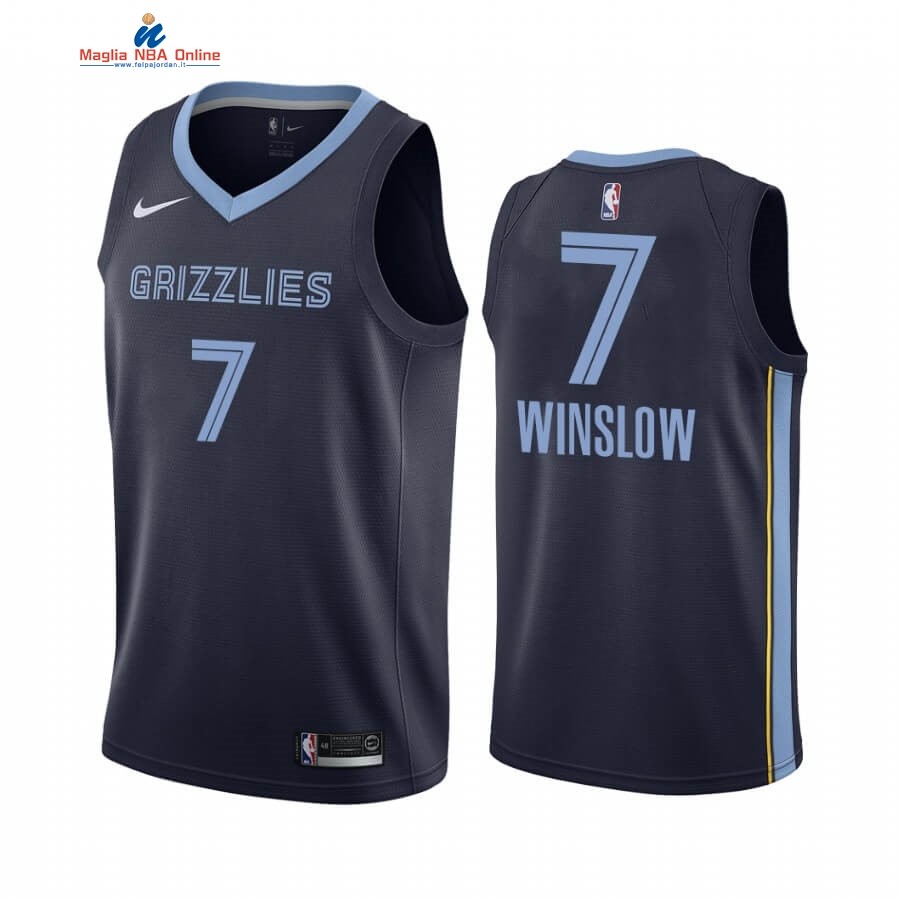 Maglia NBA Nike Menphis Grizzlies #7 Justise Winslow Marino Icon 2019-20 Acquista
