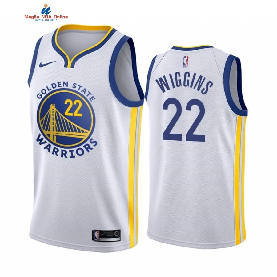 Maglia NBA Nike Miami Heat #22 Andrew Wiggins Bianco Association 2019-20 Acquista