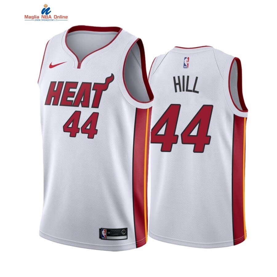 Maglia NBA Nike Miami Heat #44 Solomon Hill Bianco Association 2019-20 Acquista