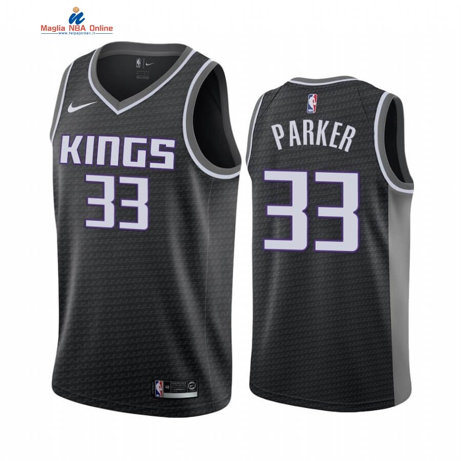 Maglia NBA Nike Sacramento Kings #33 Jabari Parker Nero Statement 2019-20 Acquista