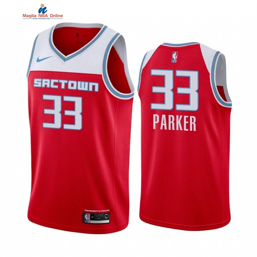 Maglia NBA Nike Sacramento Kings #33 Jabari Parker Nike Rosso Città 2019-20 Acquista