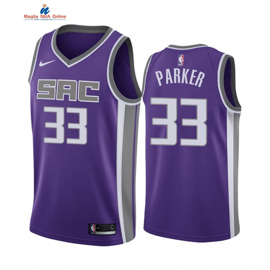 Maglia NBA Nike Sacramento Kings #33 Jabari Parker Porpora Icon 2019-20 Acquista