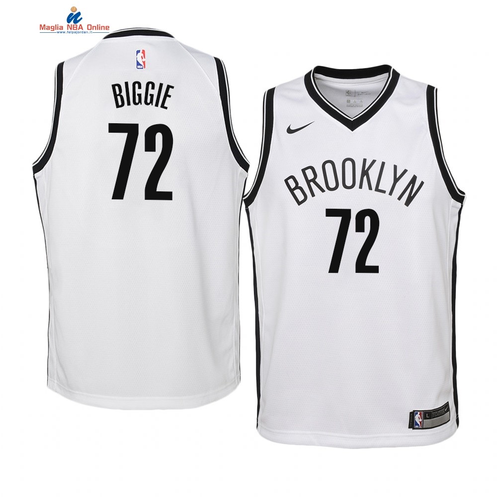Maglia NBA Bambino Brooklyn Nets #72 Bianco Association 2019-20 Acquista
