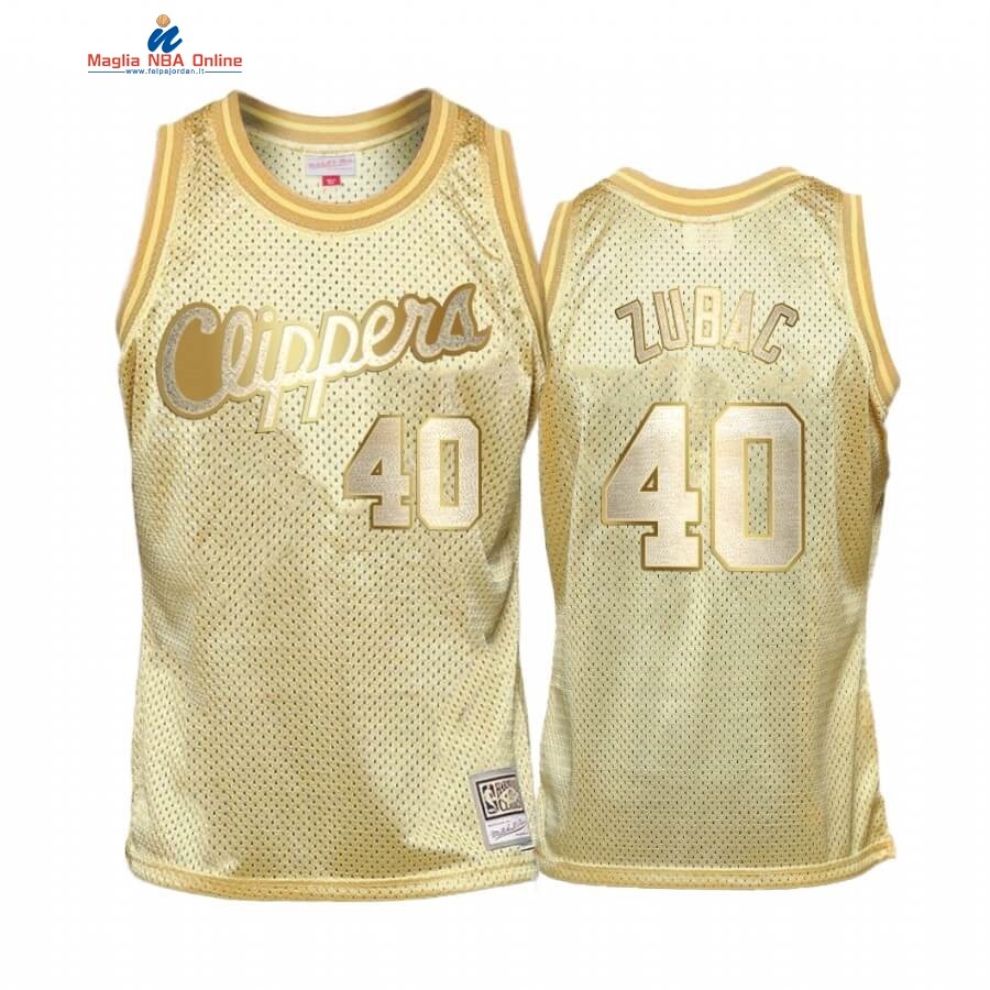 Maglia NBA Bambino L.A. Clippers Midas #40 Ivica Zubac Oro Hardwood Classics Acquista